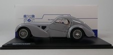 Solid Bugatti Type 57 SC Atlantic Matt Silver 1937 1/18 S1802106