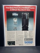 1981 Vintage Ads, Printed Ad, Tamron Len Ad 1294 