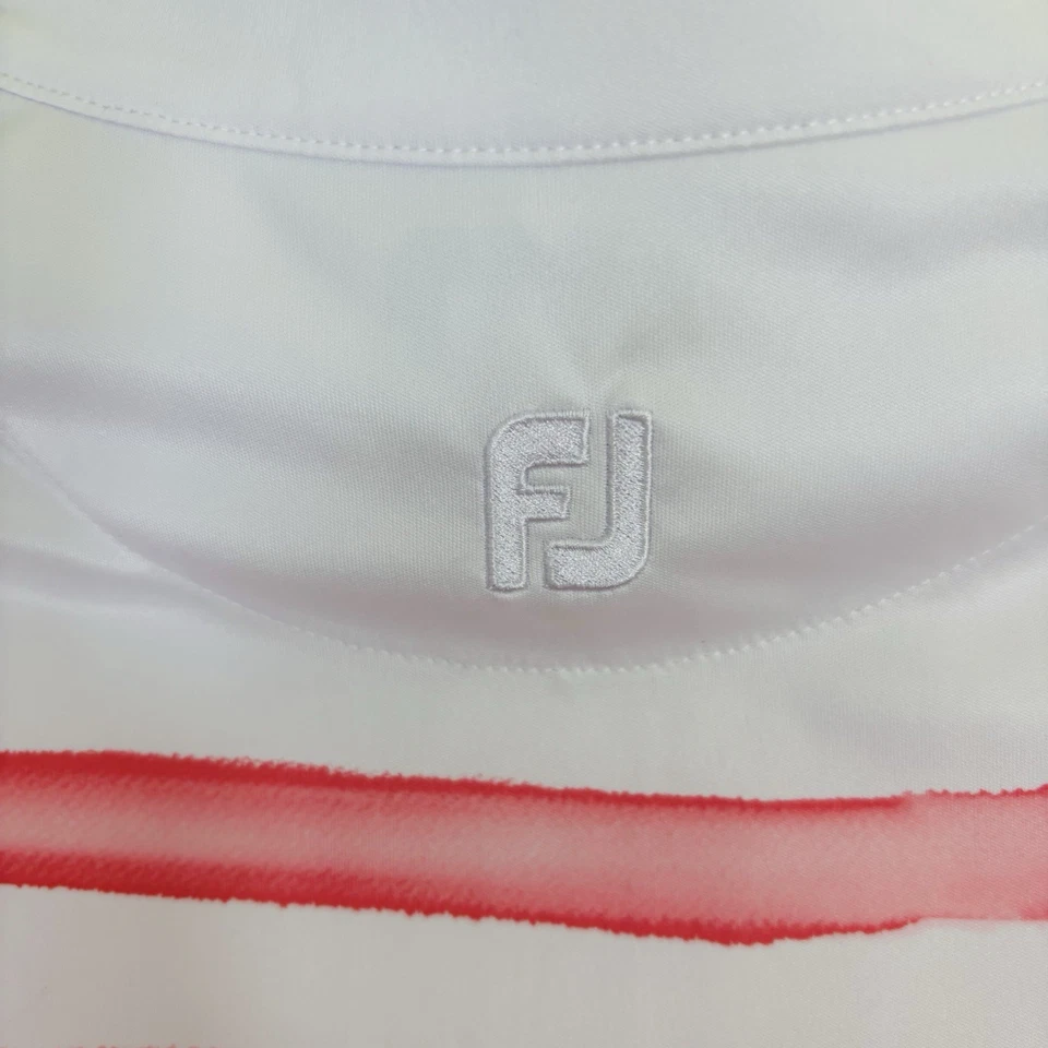 Polo de golf FootJoy para mujer sin mangas 1/4 cremallera - mediano - Longview logotipo CC Foto 4 de 4