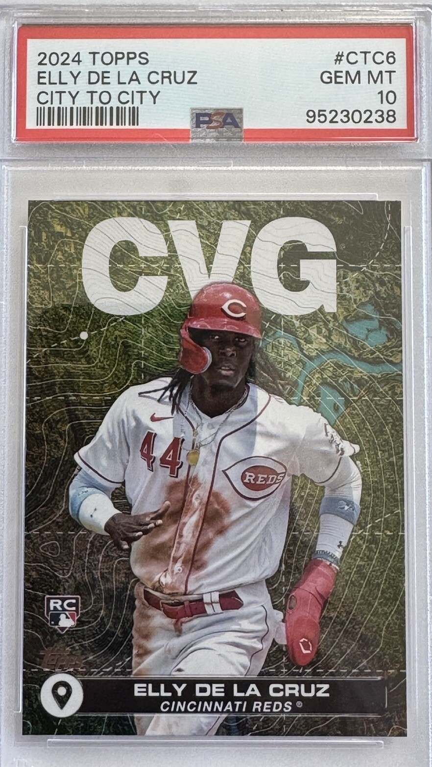 2024 Topps Series 2 - City to City #CTC-6 Elly De La Cruz (RC) PSA Gem Mint 10!