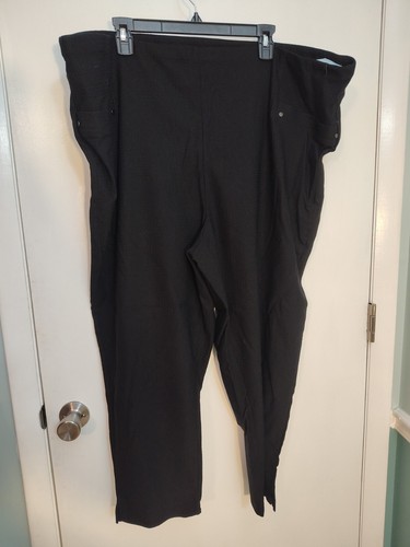 Maurices Stretch Hose schwarz gemustert Damen 4X Neu ohne Etikett