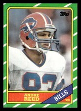 1986 Topps Andre Reed Rookie Buffalo Bills RC #388 EX+ XX0528