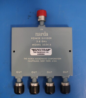 Narda 3324-4 Power Divider 2-8GHz New