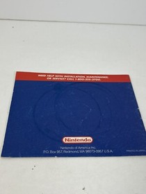 Punch-Out NES NES Nintendo Folleto de Instrucciones Manual Aut&eacute;ntico y Original