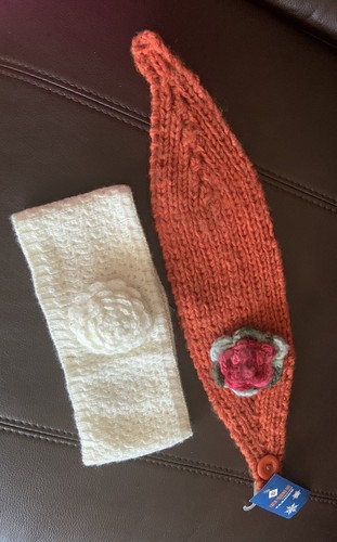 Women Crochet Knit Winter Headband Flower Hairband Head Wrap Ear Warmer hot new - Bild 1 von 7