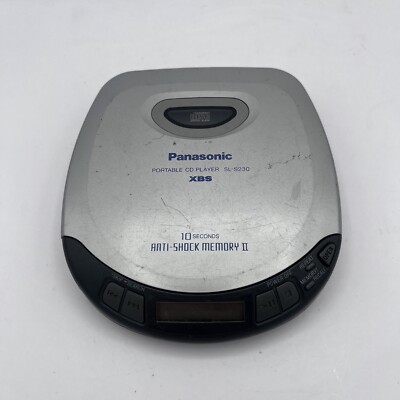 Panasonic SL-S230 Portable CD Player XBS Anti-Shock Memory II READ