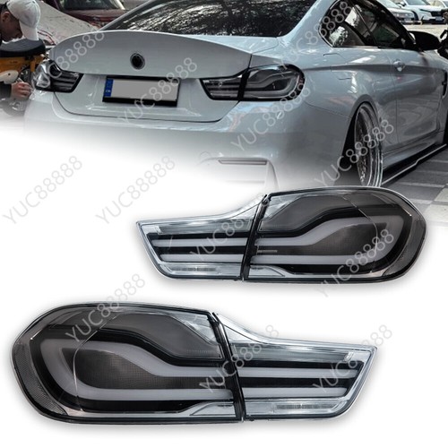 Rear Lamp White Style LED Tail Lights For 14-20 BMW 4 Series M4 F82 F83 F32 F36 - Picture 6 of 14