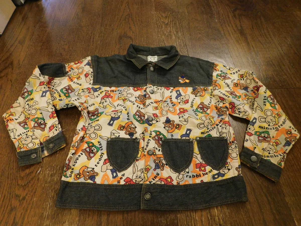 Vtg RARE JCDC Jean Charles de Castelbajac Kids Sport Jacket Teddy Bear Sun  Dog | eBay