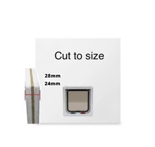 White uPVC Door Replacement Panels With Built In Cat/Dog Flap cut to size