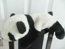 14" BLACK PANDA BEAR TEDDY FLOPPY WILDLIFE SOFT CUDDLY TOY TEDDY ZOO A