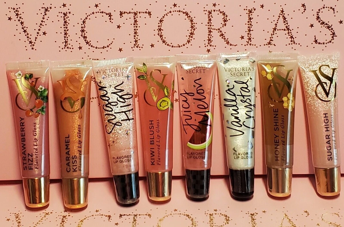 NEW VICTORIA SECRET CANDY BABY VANILLA CRYSTAL CHERRY BOMB SUGAR HIGH LIP GLOSS