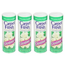 Carpet Fresh Rug and Room Deodorizer Powder Gardenia with Baking Soda 14 oz, 4-P