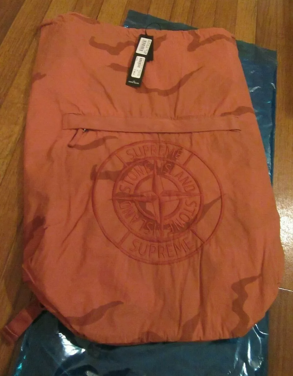 Supreme Stone Island Camo Backpack Coral Camo SS19 SS19B5 Brand