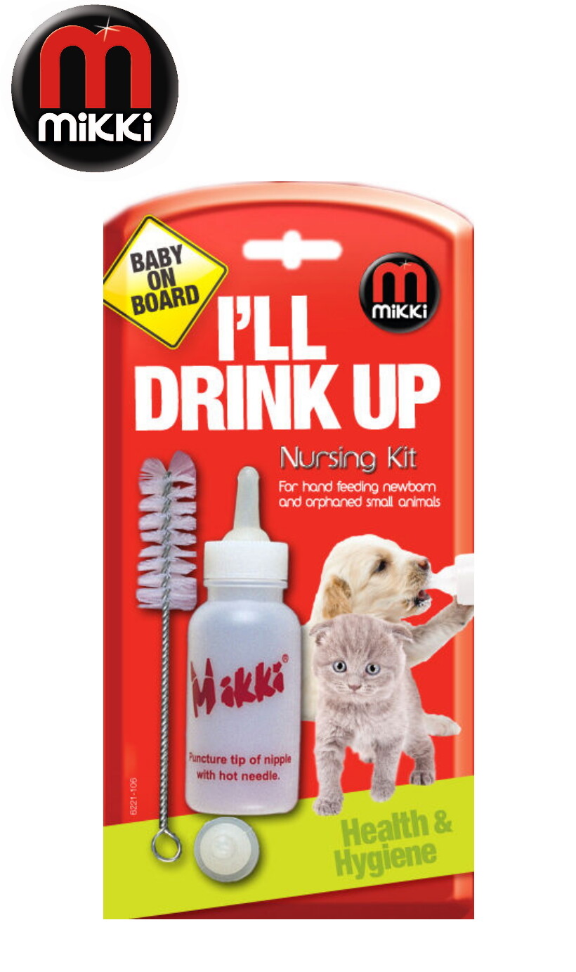 MIKKI PUPPY KITTEN PET NURSING KIT HAND FEED NEWBORN SMALL ANIMALS 6221-106