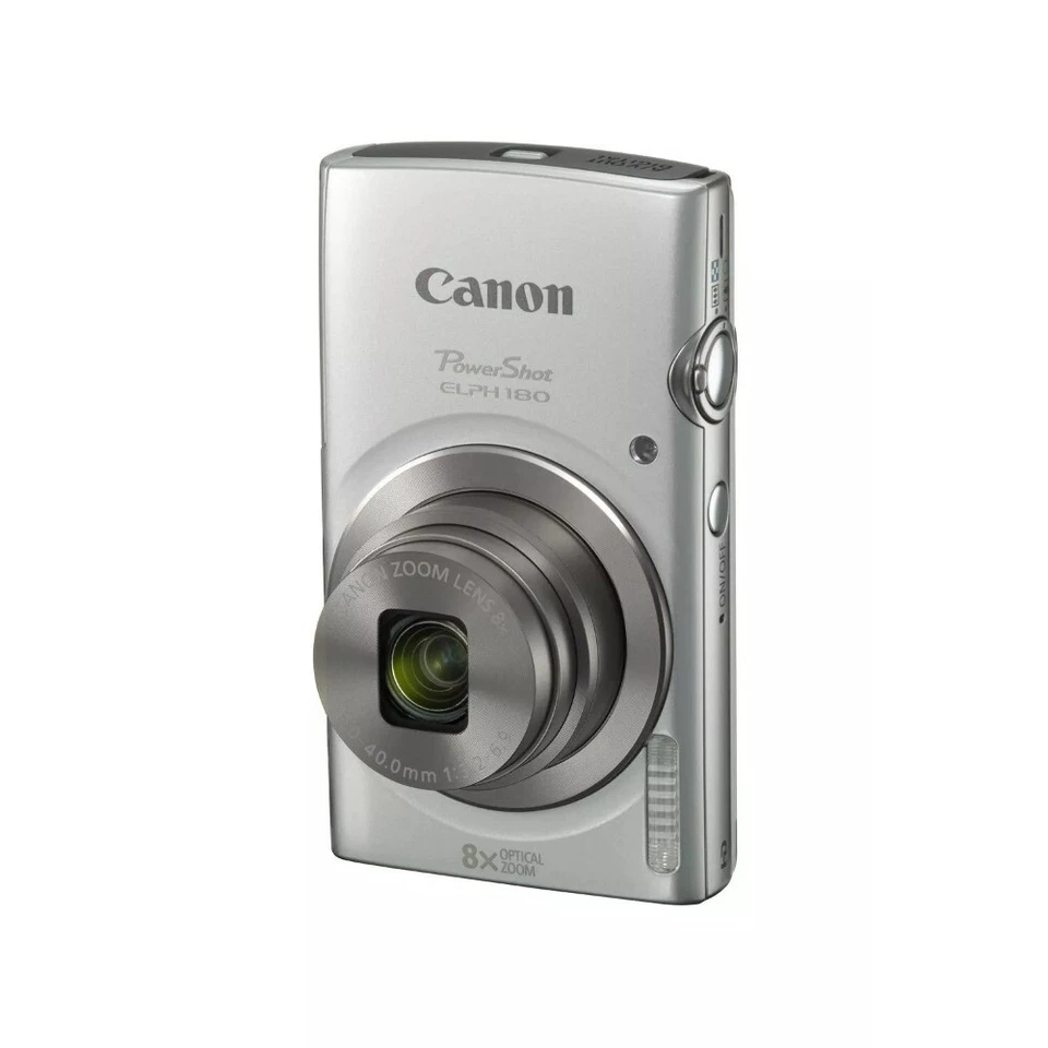 Canon PowerShot ELPH 180 HS / IXUS 175 / IXY 180 Digital Camera 20.0MP Sliver - Image 2 of 4