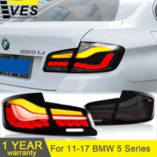 OLED GST OLED Tail Lights For BMW 5-Series 2010-2017 F10 F18 Smoked W/Animation
