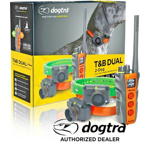 Dogtra T&B Dual 2 Dog Remote Trainer Beeper Collars Hunting Collars