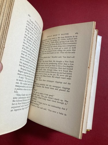 Owls Don’t Blink A.A. Fair (Erle Stanley Gardner), 1942 First Ed, William Morrow - Picture 20 of 24