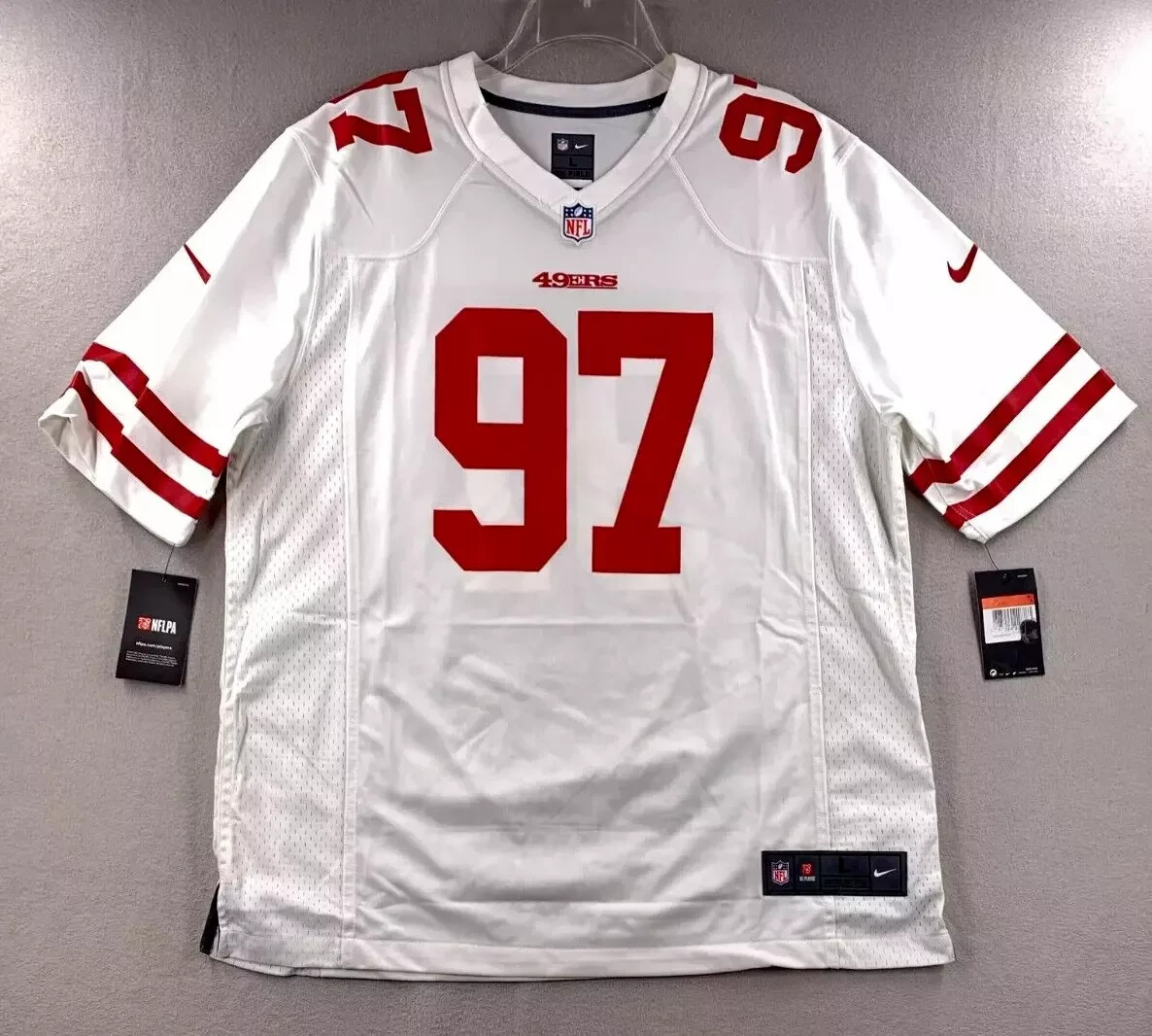 Nike NFL 49ers BOSA 97 ユニフォーム 3XL Nick Bosa San Francisco 49ers Nike Player Game Jersey Men's White