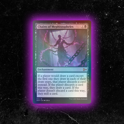FOIL - Chains of Mephistopheles - Custom Magic: The Gathering Card - HQ