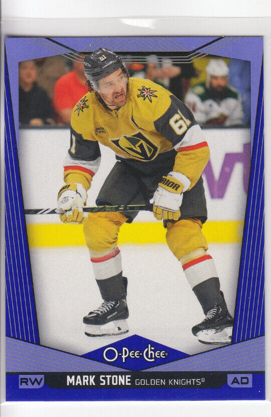 2024/25 OPC Vegas Golden Knights Mark Stone Blue Border card #203