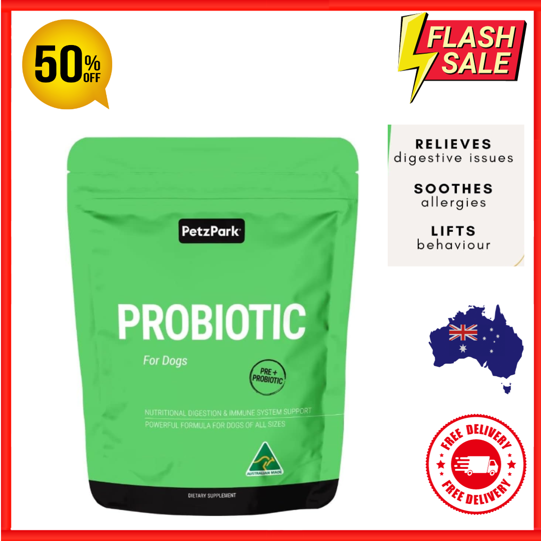 Probiotic for Dogs Grain Free Paw Licking Yeast Infection Gas