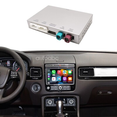 Wireless carplay Android Auto Module for Volkswagen Touareg RNS850 AirPlay Box 