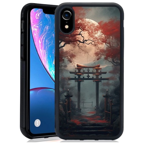 For iPhone SE4 16E 12 13 14 15 16 Pro Max Full Body Case Anime torii gate sakura - Bild 12 von 25