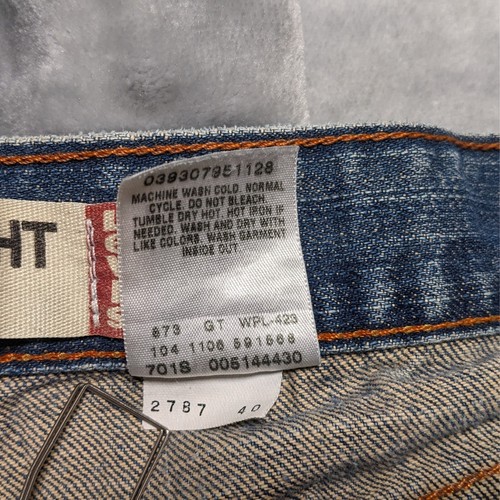 Levis Jeans Herren 30x30 Blau 514 Slim Fit Straight American Mid Wash Denim - Bild 11 von 12