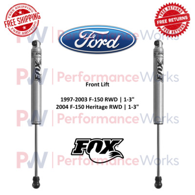Fox 2.0 Performance Series Shock Pair For 97-04 Ford F-150 1-3'' Front Lift RWD