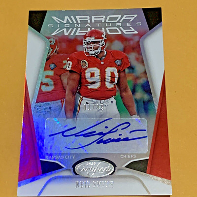 Neil Smith Kansas City Chiefs 2020 Certified Mirror Signatures Autograph #01/99