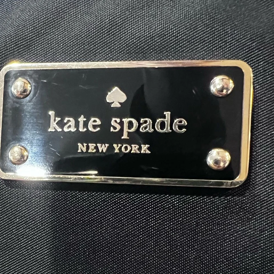 Kate Spade Wilson Rd Daveney Black Nylon Laptop Tote Bag Work Travel Purse - Image 3 of 4