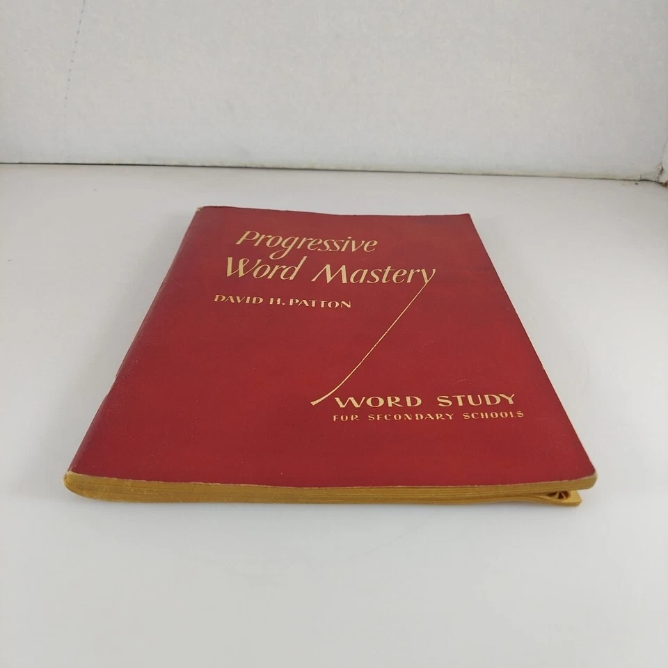 Progressive Word Mastery Word Study For Secondary Schools David Patton 1945 PB - Image 3 of 4