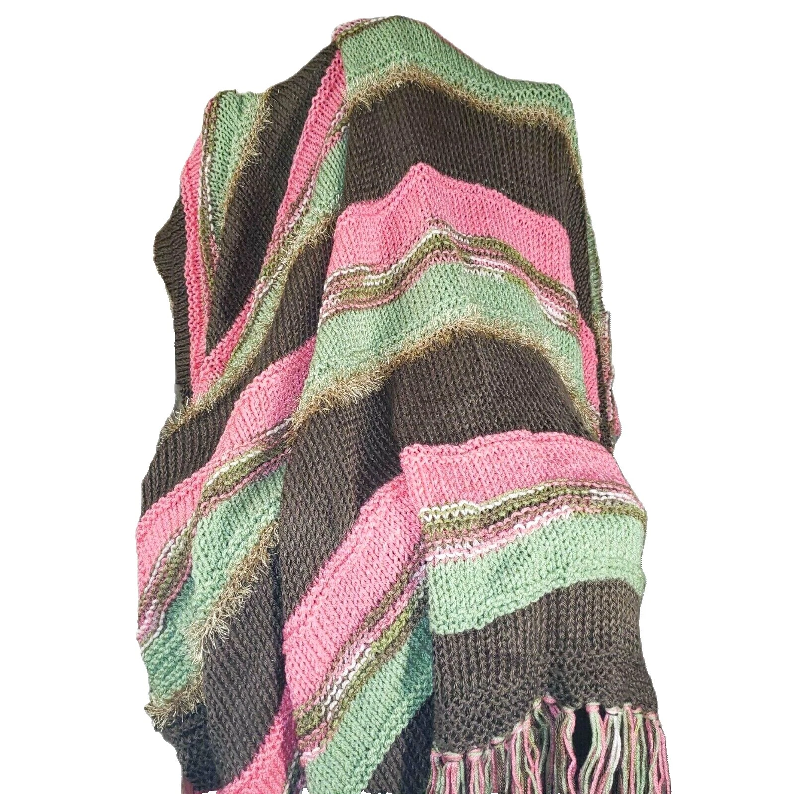 Handmade Striped Afghans & Throw Blankets