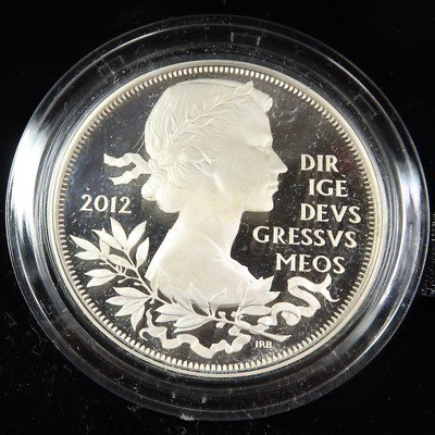 1952-2012 - UK 5 Pound Silver Queens Diamond Jubilee Proof w/ Box