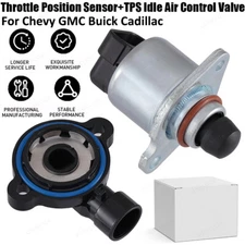 Throttle Position Sensor+Idle Air Control Valve Set For Chevy GMC Buick Cadillac