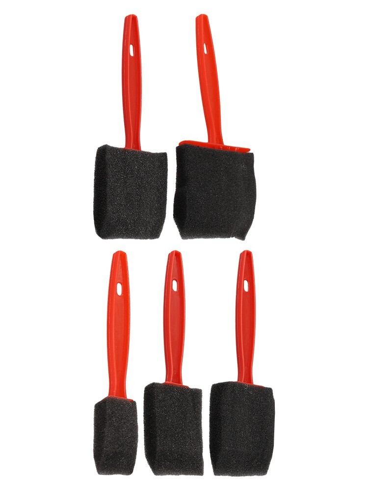 5*Sponge Foam Paint Brush Oil Stain Polyurethane Craft Art Paint