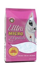 Ultra Pet Cat Litter Micro Crystals 5 Pound Pouch Maximum Odor Control Effective