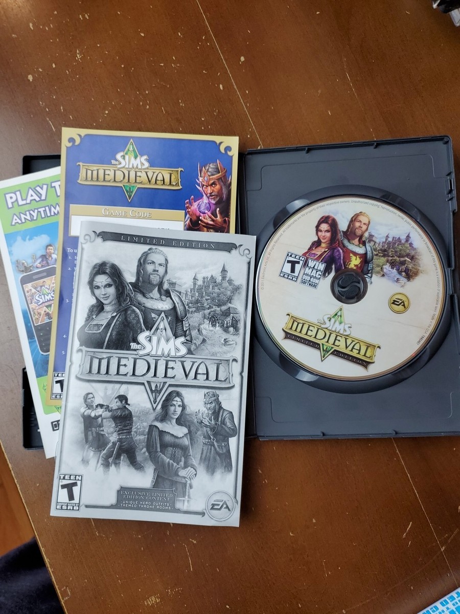 The Sims Medieval Limited Edition PC Windows VG Inserts Included
