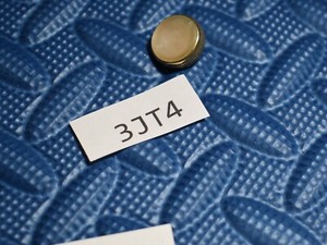 Nickel piston top finger press screw button Pearl M4x.7 trumpet/cornet #3JT4