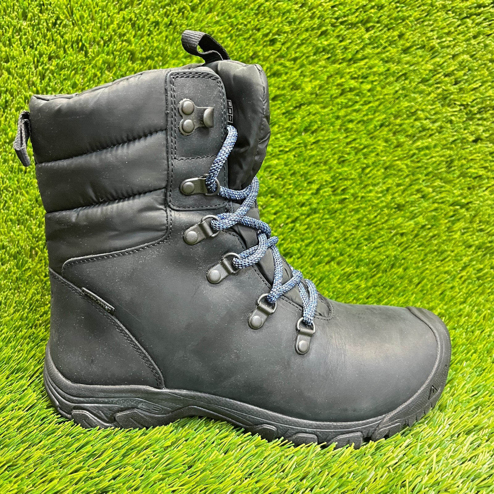 Stivali da neve Keen Greta donna taglia 8 neri outdoor pelle impermeabili isolati