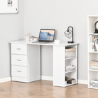 120cm Computer Desk Office Home Study PC Table Laptop Writing Corner Workstation