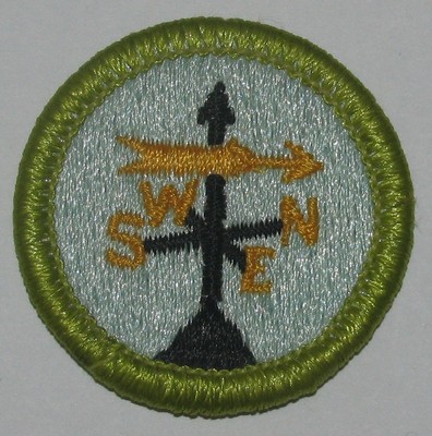 Boy Scout WEATHER Merit Badge Type H (1972-02) Plastic Back | eBay