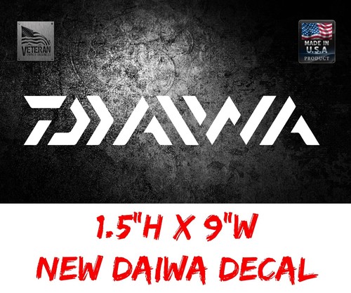 X5 Daiwa Logo White Decal Rod Spinning Reel Fishing Saltist Bass Tatula Usdm 010 Ebay