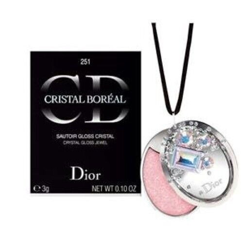 100%AUTHENTIC MOST RARE DIOR SWAROVSKI PINK CRISTAL BOREAL JEWEL Makeup Necklace