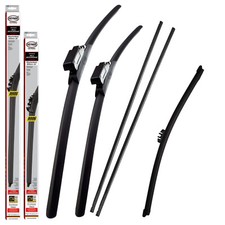 Se adapta a Mercedes Clase A 2018-on juego completo de 3 cuchillas limpiaparabrisas + recargas HAS2419TLM13Q