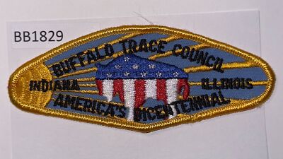 Boy Scout CSP Buffalo Trace Council America's Bicentennial T-2