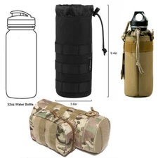 Sports Water Bottles Pouch Bag Tactical Molle Bottle Holder Hydration Carrier US