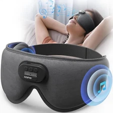 Sleep Mask with Bluetooth Headphones, 3D Sleep Mask Wireless Music Eye Mask Gift