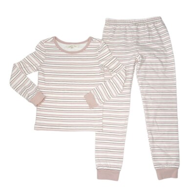 Copper Key Girls Striped Pajama Set Size 10 Retail $34.00 New With Tags